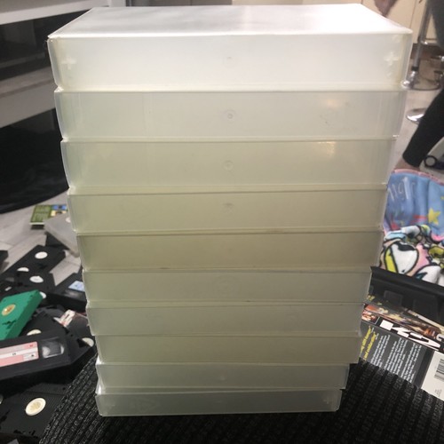 Empty clear vhs - empty,
