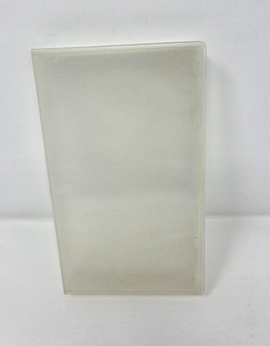 Empty vhs clear plastic case - clear,