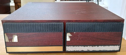 Vintage vhs drawer storage - vhs,