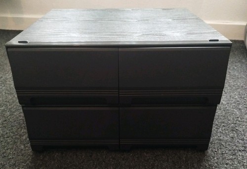 Pair vhs video storage - of,