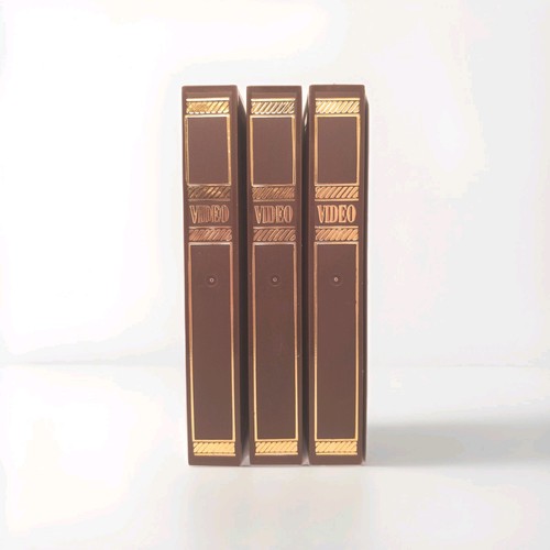 Dark brown vhs - dark, book