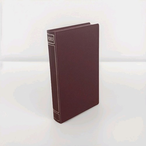 Red vhs book style - red,