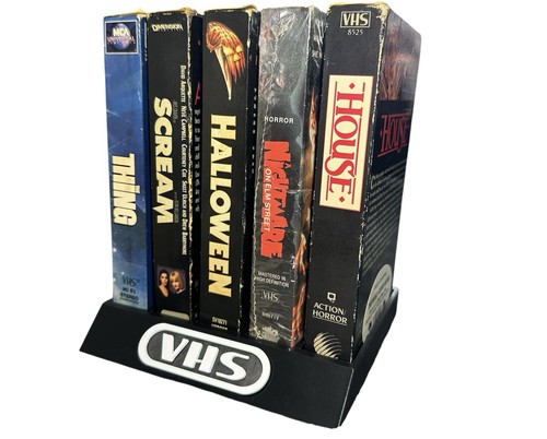 Vhs tape display stand slot - stand,