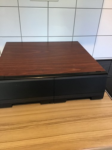Vintage brown 2 draw vhs - 2,