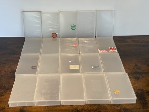 Empty clear vhs video - 20,