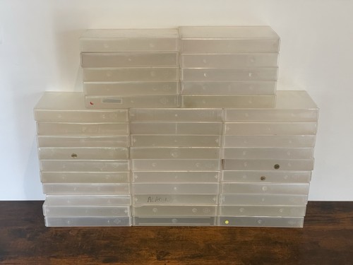 Empty vhs video tape - empty,