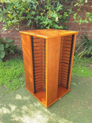 Vintage 90s wooden - vintage, revolving