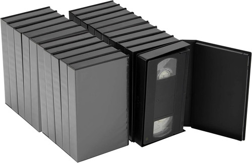 Pack standard black vhs - black,