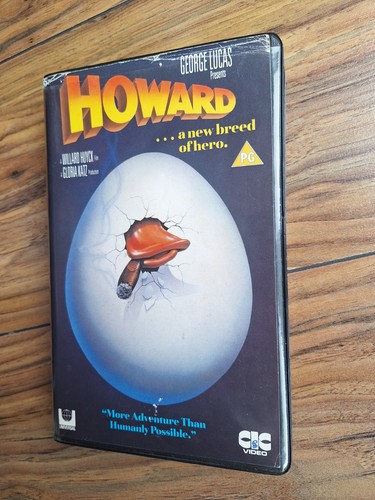 1986 howard the duck - duck, vhs