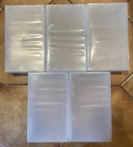 Empty double vhs video - double,