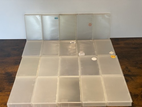 Empty clear vhs video - empty,