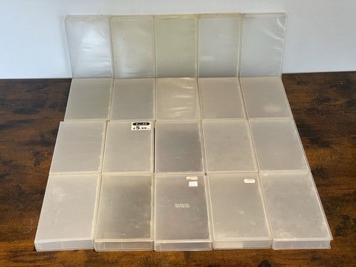 Empty clear vhs video - 20, x