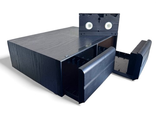 Vintage vhs storage drawer - storage,