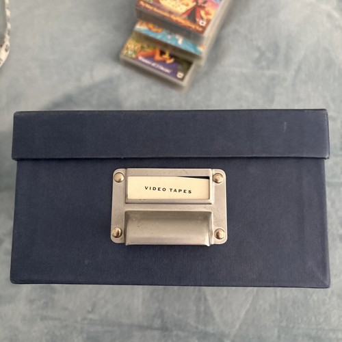 Box for storage vhs - storage, vintage
